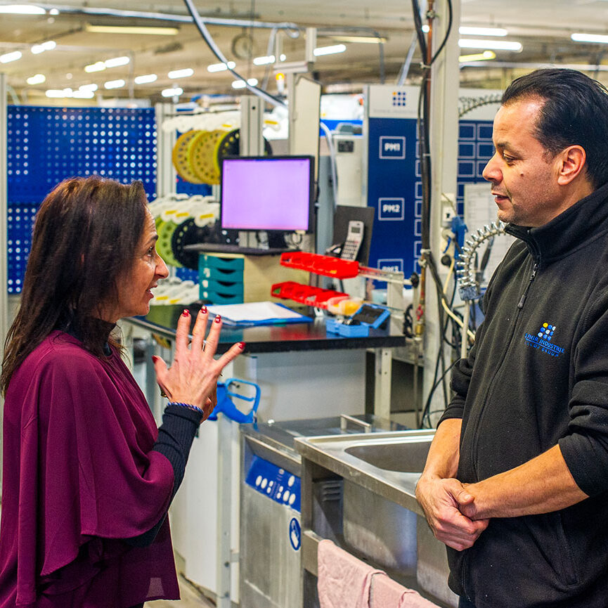 Maria Napoletano, chef d'équipe