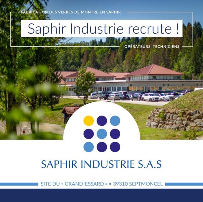 Saphir Industrie recrute !