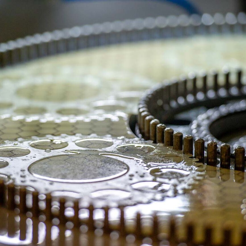 Usinage de verres de montres