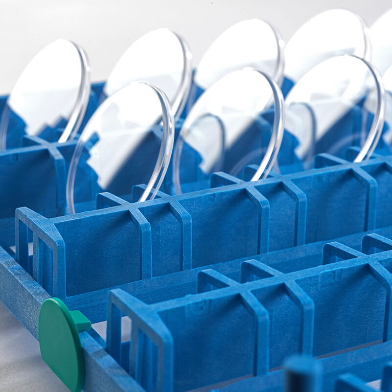 Bac de travail pour glaces de montres - Plasturgie